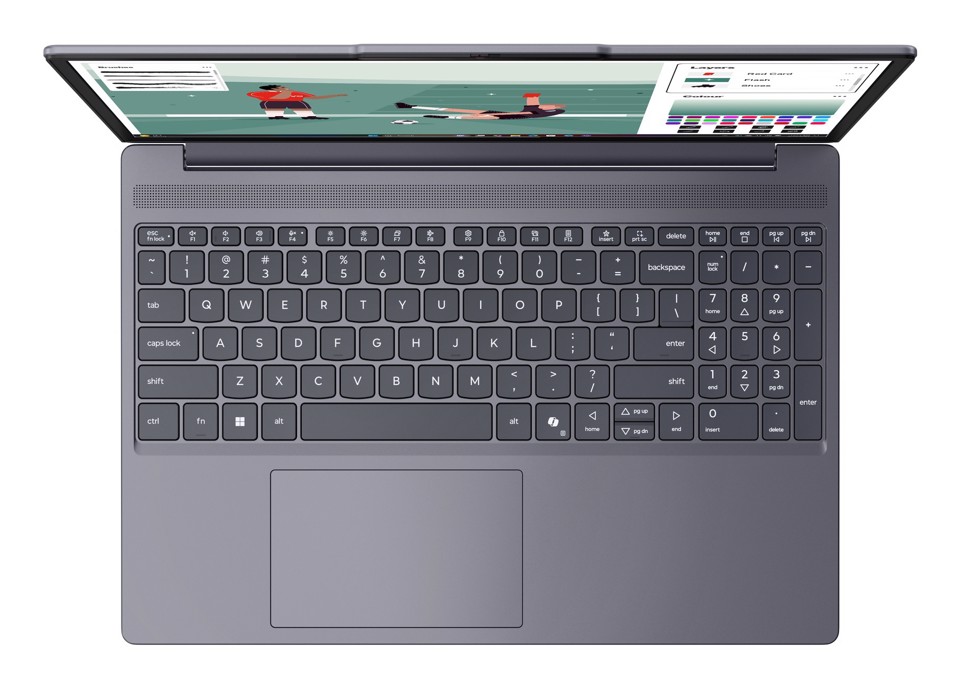 Lenovo IdeaPad | Notebook Slim 3 | Display 15.3'' WUXGA (1920x1200) | Processore INTEL Core 7 350 | Memoria RAM 16GB | Memoria SSD 512GB | Scheda grafica Integrata | Sistema Operativo WINDOWS 11 HOME | LUNA_GREY | Caricatore NON incluso