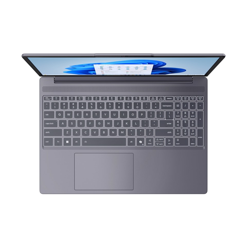Lenovo IdeaPad | Notebook Slim 3 | Display 15.3'' WUXGA (1920x1200) | Processore INTEL CORE i5-13420h | Memoria RAM 8GB | Memoria SSD 512GB | Scheda grafica Integrata | Sistema Operativo WINDOWS 11 HOME | LUNA_GREY | Caricatore NON incluso