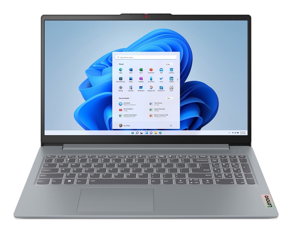 Lenovo IdeaPad Slim 3 15AMN8 AMD Athlon Silver 10 Computer portatile 39,6 cm (15.6") Full HD 8 GB LPDDR5-SDRAM 256 GB SSD Wi-Fi 6 (802.11ax) Windows 11 Home Italiano Grigio