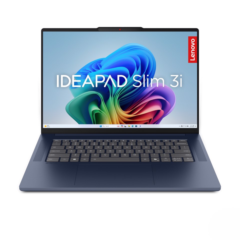 Lenovo IdeaPad | Notebook Slim 3 | Display 15.3'' WUXGA (1920x1200) | Processore INTEL Core 7 350 | Memoria RAM 16GB | Memoria SSD 512GB | Scheda grafica Integrata | Sistema Operativo WINDOWS 11 HOME | COSMIC BLUE | Caricatore NON incluso