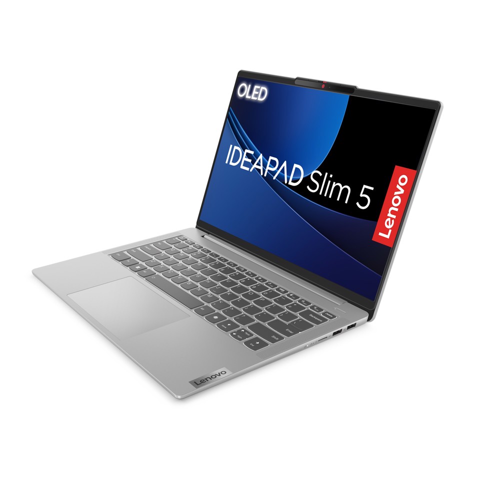 Lenovo IdeaPad Slim 5 Intel Core Ultra 7 155H Computer portatile 35,6 cm (14") WUXGA 32 GB LPDDR5x-SDRAM 1 TB SSD Wi-Fi 6E (802.11ax) Windows 11 Home Grigio