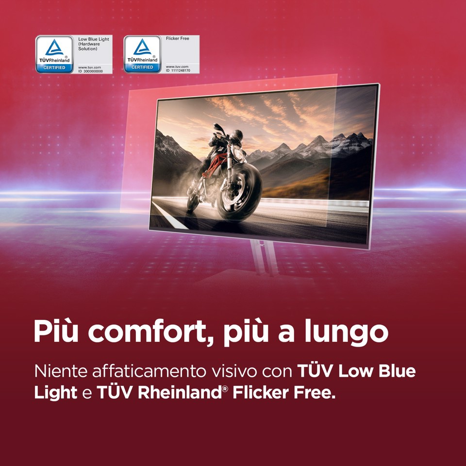 Lenovo L27-4C - Monitor 27" IPS Flat FHD 1920x1080 0 144Hz 1ms - Speakers AMD FreeSync 2xHDMI 1.4 + 1xVGA - Stand Tilt Cavo HDMI incluso