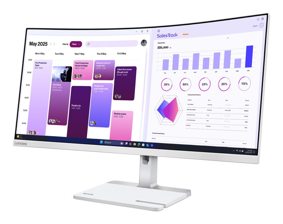 Lenovo L34W-4C Monitor