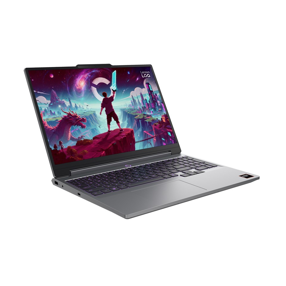 Lenovo LOQ 15AHP11 AMD Ryzen™ 7 250 Computer portatile 38,9 cm (15.3") WUXGA 16 GB DDR5-SDRAM 1 TB SSD NVIDIA GeForce RTX 5060 Wi-Fi 6 (802.11ax) Windows 11 Home Grigio Italiano