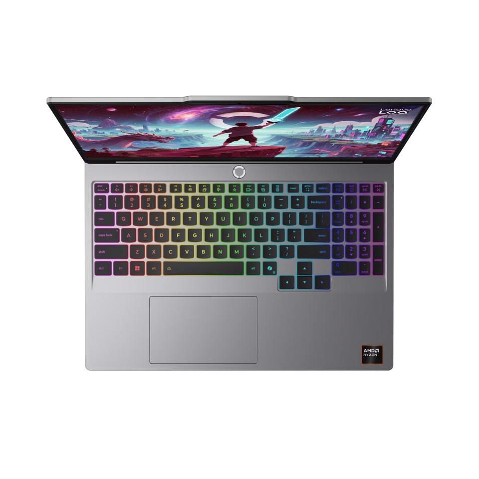 Lenovo LOQ | Notebook Gaming | Display 15.3'' WUXGA (1920x1200) | Processore AMD Ryzen 7 250 | Memoria RAM 16GB | Memoria SSD 512GB | Scheda Grafica NVIDIA RTX 5050 8GB | Sistema Operativo WINDOWS 11 HOME | LUNA GREY | Caricatore incluso