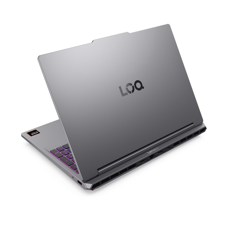 Lenovo LOQ | Notebook Gaming | Display 15.3'' WUXGA (1920x1200) | Processore AMD Ryzen 7 250 | Memoria RAM 16GB | Memoria SSD 512GB | Scheda Grafica NVIDIA RTX 5050 8GB | Sistema Operativo WINDOWS 11 HOME | LUNA GREY | Caricatore incluso