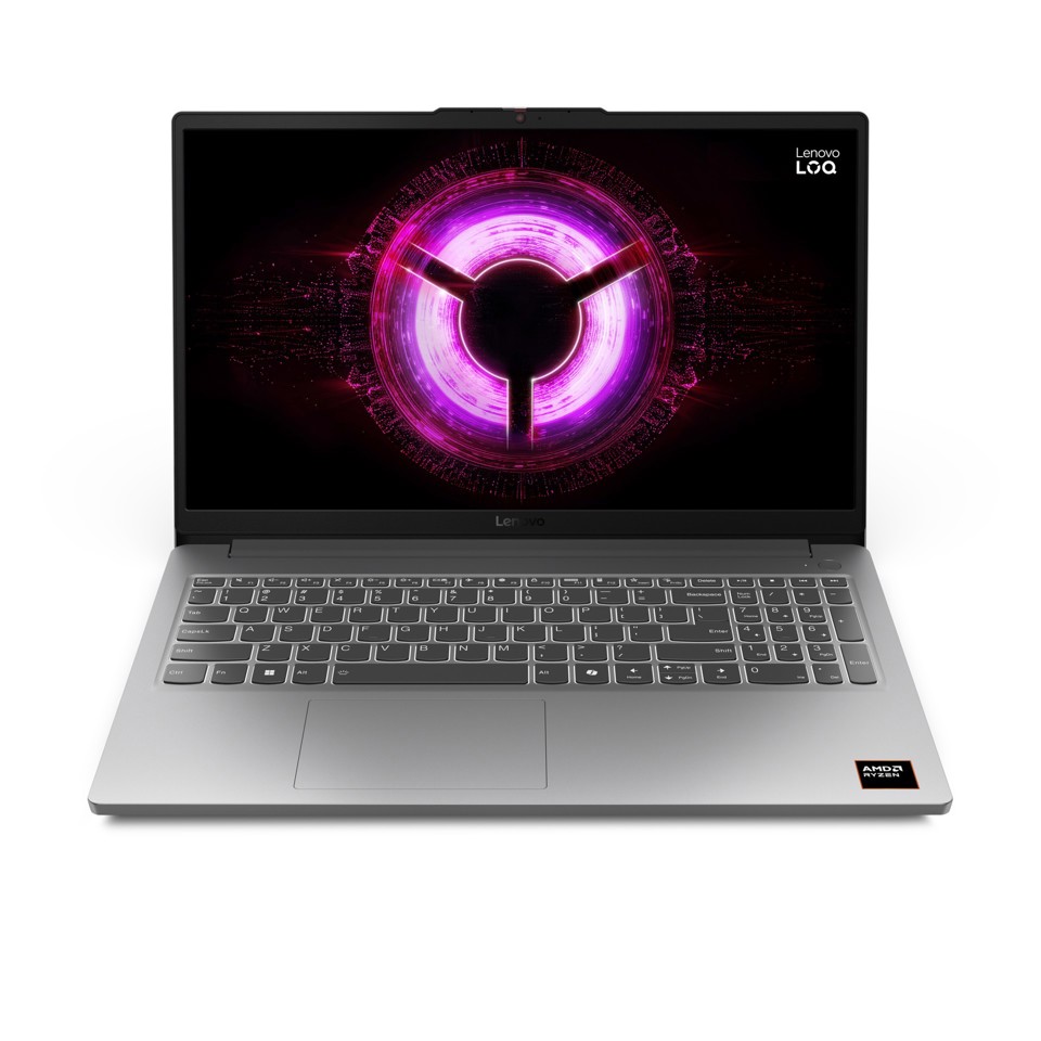 Lenovo LOQ 15ARP10E AMD Ryzen™ 7 170 Computer portatile 39,6 cm (15.6") Full HD 16 GB DDR5-SDRAM 512 GB SSD NVIDIA GeForce RTX 4050 Wi-Fi 6 (802.11ax) Windows 11 Home Italiano Grigio
