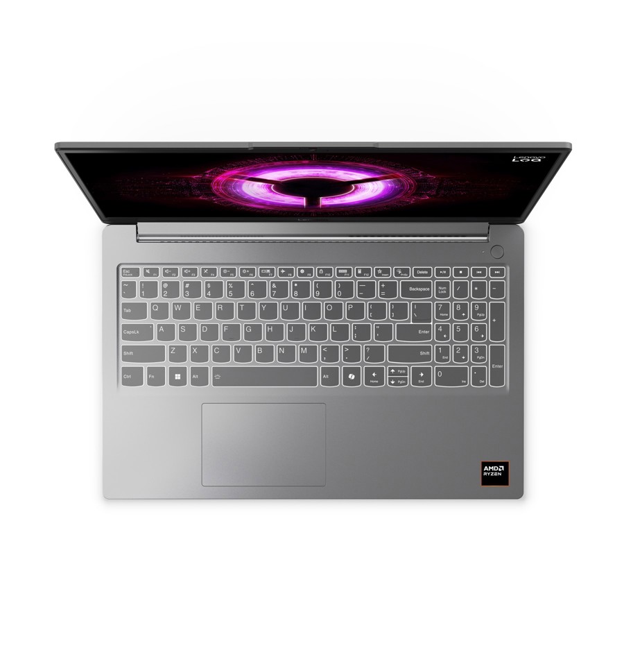 Lenovo LOQ 15ARP10E AMD Ryzen™ 7 170 Computer portatile 39,6 cm (15.6") Full HD 16 GB DDR5-SDRAM 512 GB SSD NVIDIA GeForce RTX 4050 Wi-Fi 6 (802.11ax) Windows 11 Home Italiano Grigio
