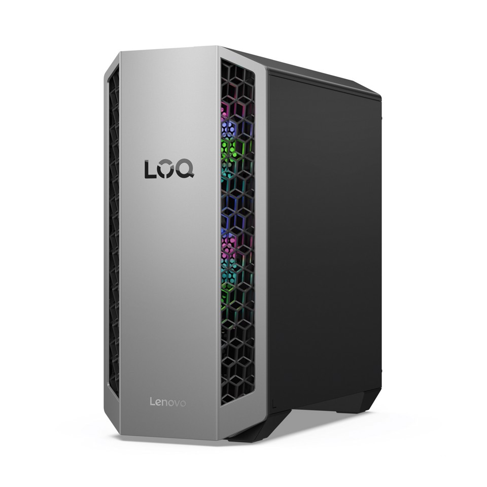 Lenovo LOQ Desktop Gaming Tower | Processore AMD Ryzen 7 8745HX | memoria RAM 16GB | Memoria SSD 1TB | Scheda Grafica NVIDIA RTX 5060 8GB | Sistema Operativo Windows 11 Home | 26L_LUNA_GREY