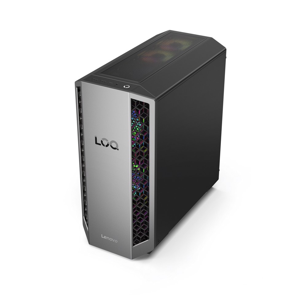 Lenovo LOQ Desktop Gaming Tower | Processore AMD Ryzen 7 8745HX | memoria RAM 16GB | Memoria SSD 1TB | Scheda Grafica NVIDIA RTX 5060 8GB | Sistema Operativo Windows 11 Home | 26L_LUNA_GREY