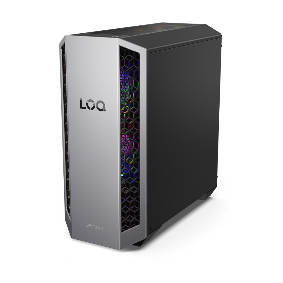 Lenovo LOQ Desktop Gaming Tower | Processore AMD Ryzen 7 8745HX | memoria RAM 16GB | Memoria SSD 1TB | Scheda Grafica NVIDIA RTX 5060 8GB | Sistema Operativo Windows 11 Home | 26L_LUNA_GREY