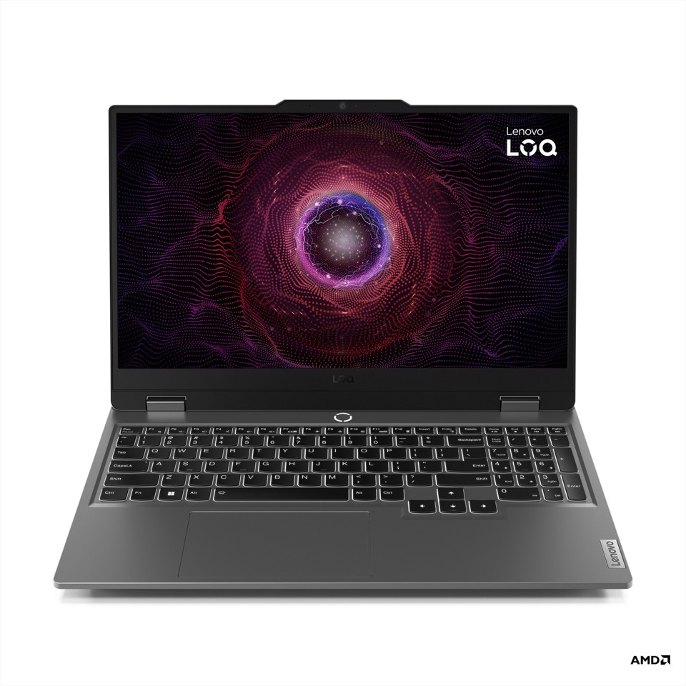 Lenovo LOQ | Notebook Gaming | Display 15.6'' FHD (1920x1080) | Processore AMD RYZEN 7 7445HS | Memoria RAM 16GB | Memoria SSD 512GB | Scheda Grafica NVIDIA RTX 4050 6GB | Sistema Operativo WINDOWS 11 HOME | LUNA_GREY | Caricatore incluso
