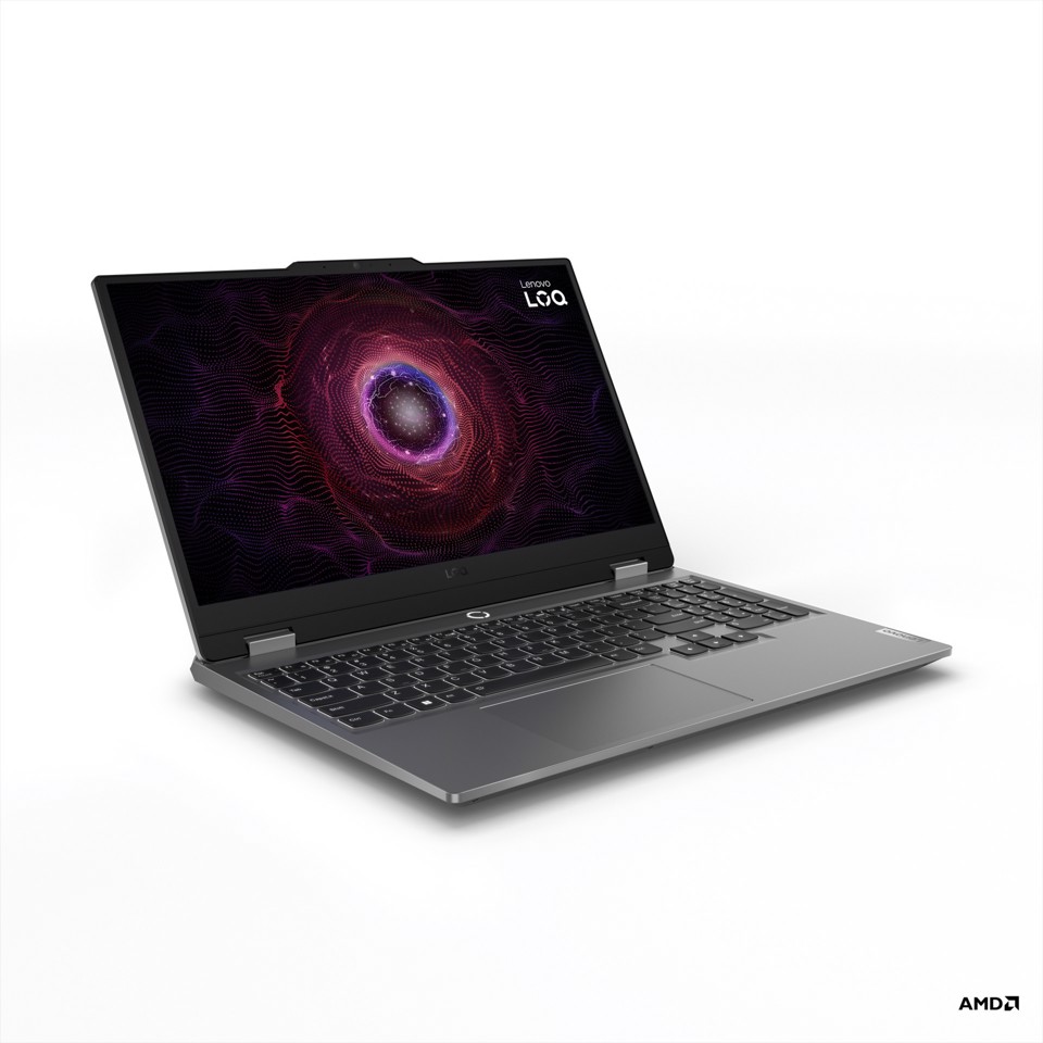 Lenovo LOQ | Notebook Gaming | Display 15.6'' FHD (1920x1080) | Processore AMD RYZEN 7 7445HS | Memoria RAM 16GB | Memoria SSD 512GB | Scheda Grafica NVIDIA RTX 4050 6GB | Sistema Operativo WINDOWS 11 HOME | LUNA_GREY | Caricatore incluso