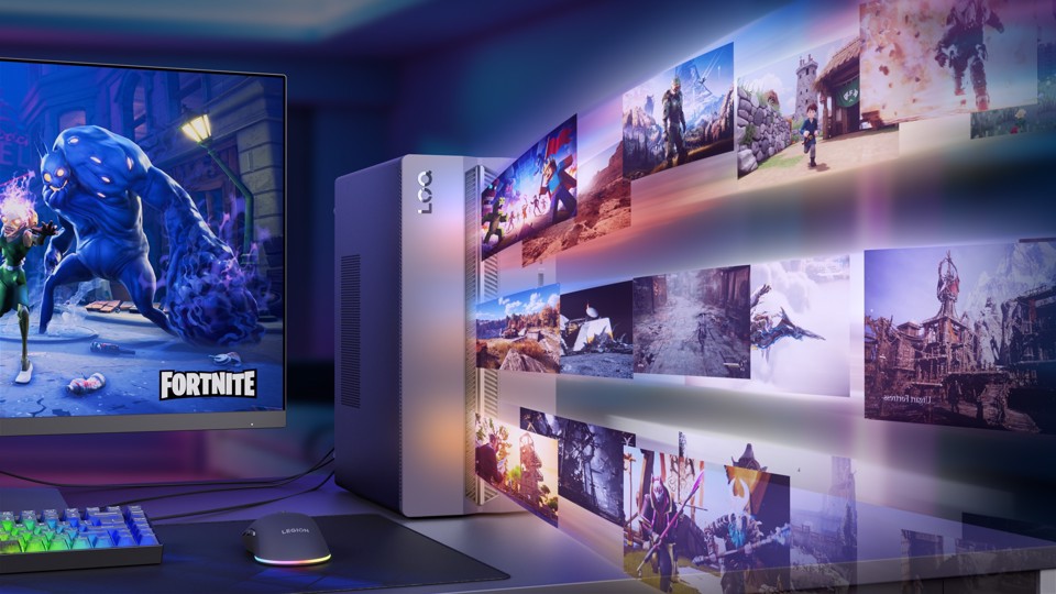 Lenovo LOQ | Desktop Gaming Tower | Processore INTEL Core 7 230H | memoria RAM 16GB | Memoria SSD 512GB | Scheda Grafica NVIDIA RTX 5050 8GB | Sistema Operativo Windows 11 Home | 17L LUNA GREY