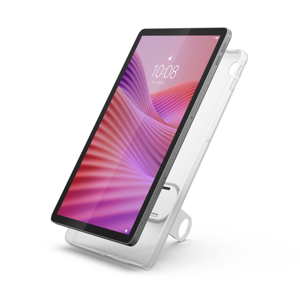 Lenovo Tab - Display 10.1" WUXGA (1920x1200) TFT 400nits 60Hz - CPU MediaTek Helio G85 - RAM 4GB - Memoria 128GB eMMC - Grafica ARM Mali G52 MC2 - Connettività WiFi Slot MicroSD - Android 14 - Clear Case Inclusi