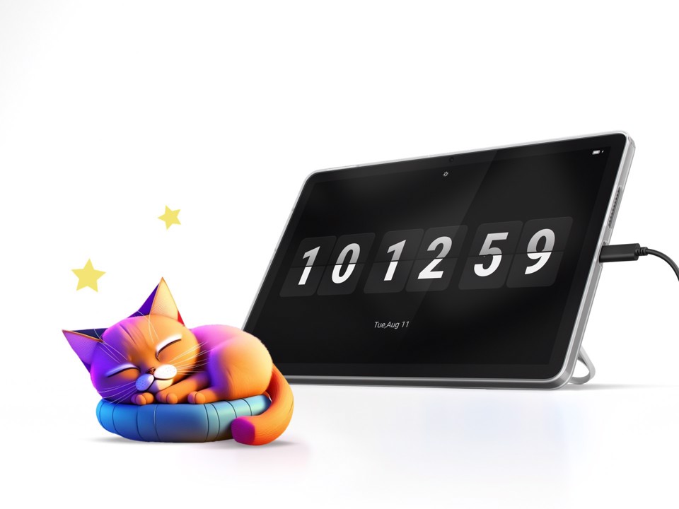 Lenovo Tab Display 10.1" WUXGA (1920x1200) TFT 400nits 60Hz - CPU MediaTek Helio G85 - RAM 4GB - Memoria 128GB eMMC - Grafica ARM Mali G52 MC2 - Connettività WiFi Slot MicroSD - Android 14