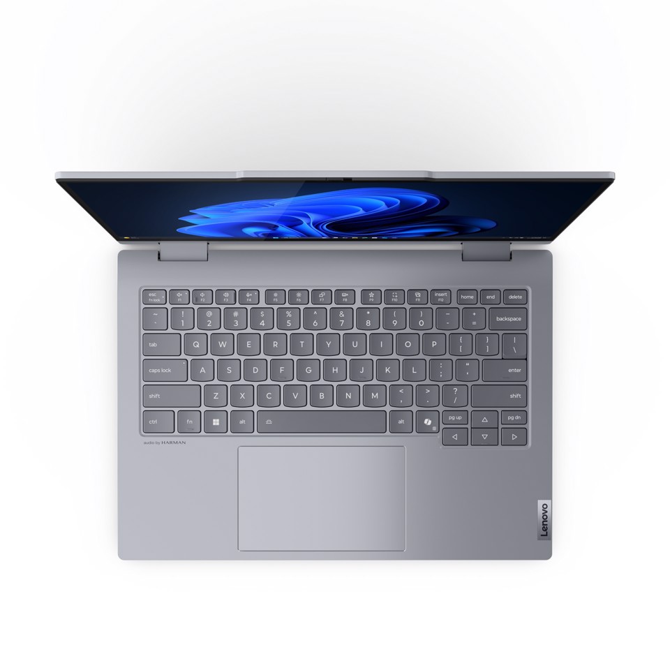 Lenovo ThinkBook 14 2-in-1 G5 IAU Intel Core Ultra 5 225U Ibrido (2 in 1) 35,6 cm (14") Touch screen WUXGA 16 GB DDR5-SDRAM 512 GB SSD Wi-Fi 6E (802.11ax) Windows 11 Pro Grigio Italiano
