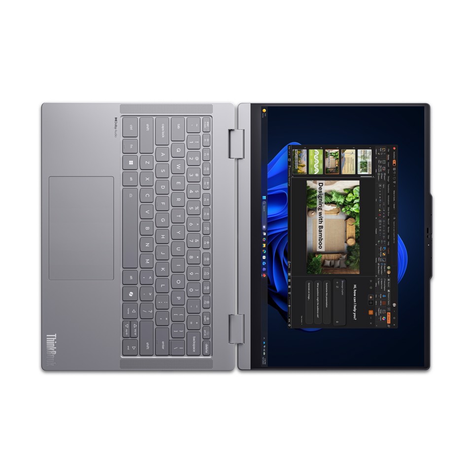 Lenovo ThinkBook 14 2-in-1 G6 IPL Copilot+ PC Intel Core Ultra 7 355 Ibrido (2 in 1) 35,6 cm (14") Touch screen WUXGA 16 GB DDR5-SDRAM 512 GB SSD Wi-Fi 7 (802.11be) Windows 11 Pro Grigio Italiano