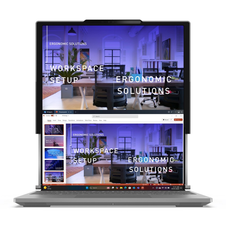 Lenovo ThinkBook Plus G6 Rollable Copilot+ PC Intel Core Ultra 7 258V Computer portatile 35,6 cm (14") 32 GB 1 TB SSD Wi-Fi 7 (802.11be) Windows 11 Pro Grigio Italiano