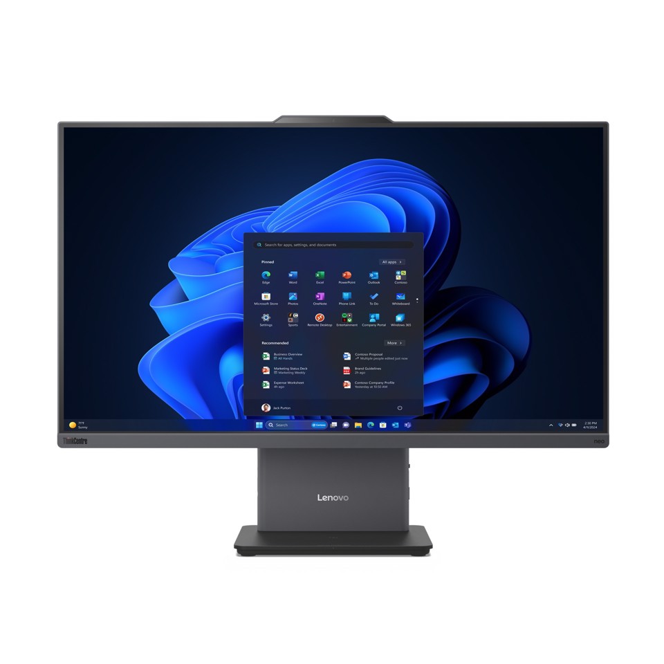 Lenovo ThinkCentre neo 50a 27 Gen 6 LNL Intel Core Ultra 5 226V 68,6 cm (27") 1920 x 1080 Pixel PC All-in-one 16 GB LPDDR5x-SDRAM 512 GB SSD Windows 11 Pro Wi-Fi 6 (802.11ax) Grigio