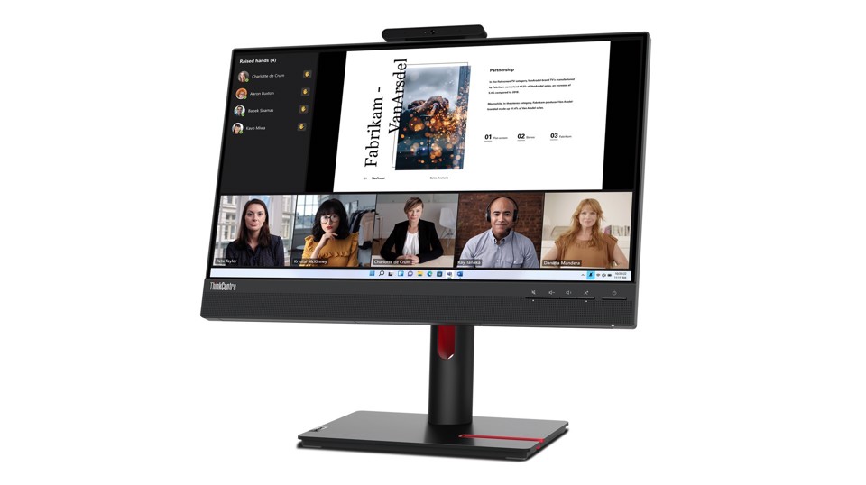 Lenovo ThinkCentre Tiny-In-One 22 Monitor PC 54,6 cm (21.5") 1920 x 1080 Pixel Full HD LED Touch screen Nero