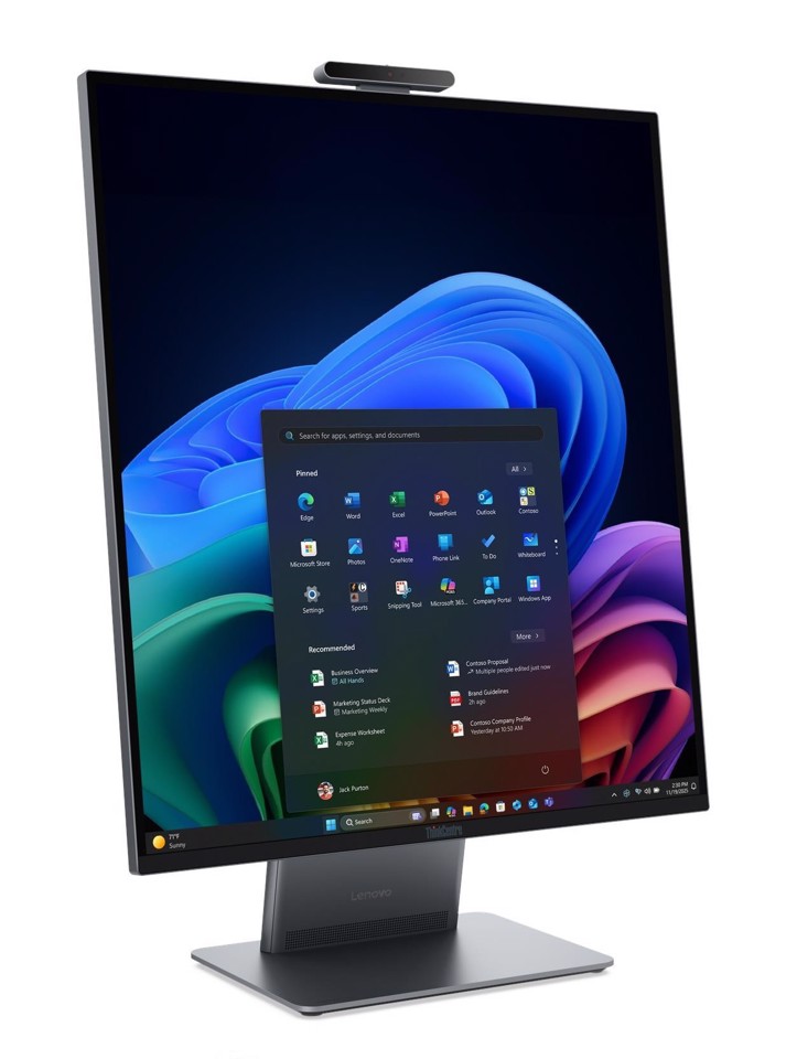 Lenovo ThinkCentre X AIO Copilot+ PC Intel Core Ultra 5 325 70,1 cm (27.6") 2560 x 2880 Pixel PC All-in-one 16 GB LPDDR5x-SDRAM 1 TB SSD Windows 11 Pro Wi-Fi 7 (802.11be) Grigio
