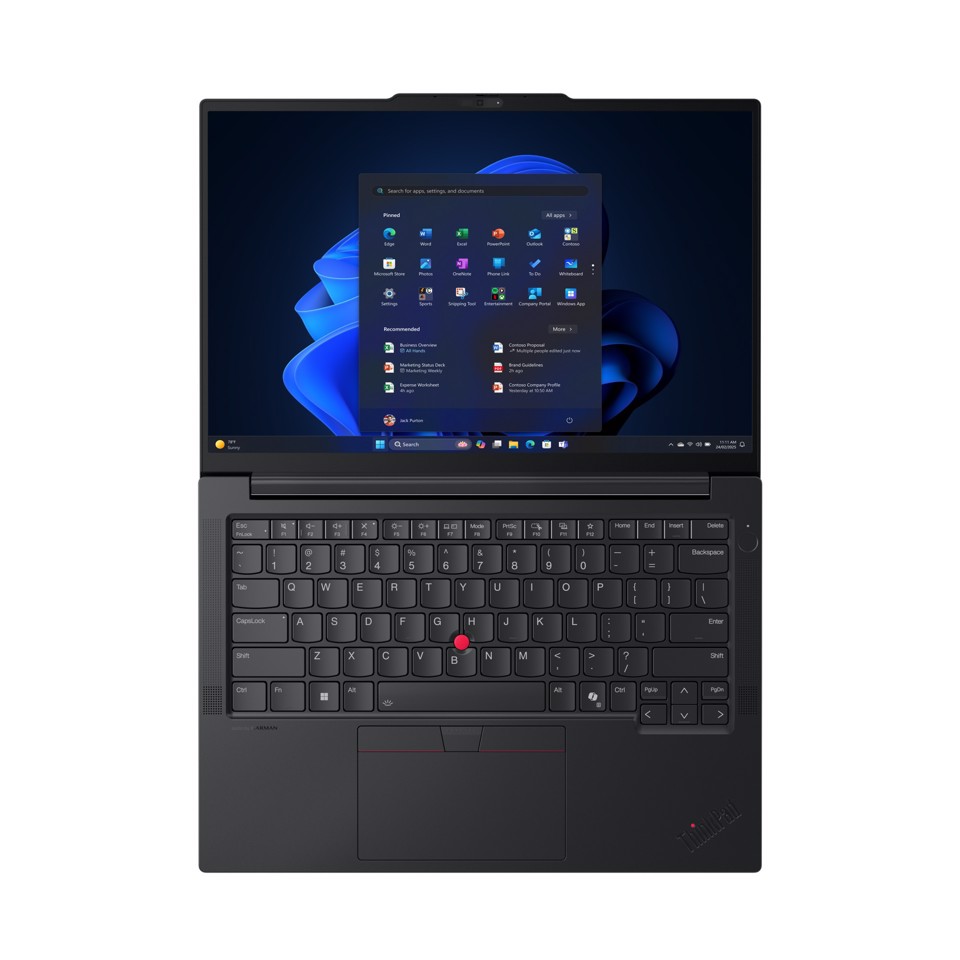 Lenovo ThinkPad E14 Gen 7 (AMD) AMD Ryzen™ 5 220 Computer portatile 35,6 cm (14") WUXGA 16 GB DDR5-SDRAM 512 GB SSD Wi-Fi 6E (802.11ax) Windows 11 Pro Nero Italiano