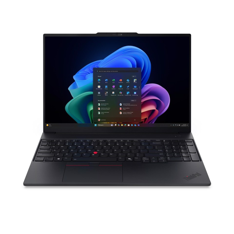 Lenovo ThinkPad E16 Gen 4 (Intel) Copilot+ PC Intel Core Ultra 5 325 Computer portatile 40,6 cm (16") WUXGA 16 GB DDR5-SDRAM 512 GB SSD Wi-Fi 7 (802.11be) Windows 11 Pro Nero Italiano