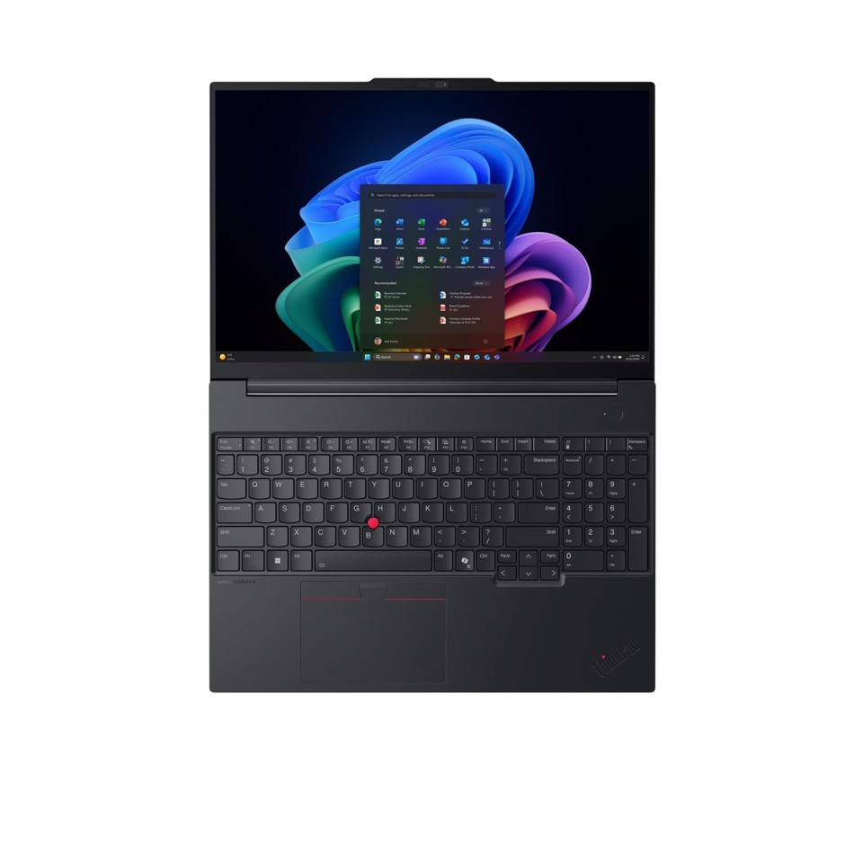 Lenovo ThinkPad E16 Gen 4 (Intel) Copilot+ PC Intel Core Ultra 5 325 Computer portatile 40,6 cm (16") WUXGA 16 GB DDR5-SDRAM 512 GB SSD Wi-Fi 7 (802.11be) Windows 11 Pro Nero Italiano