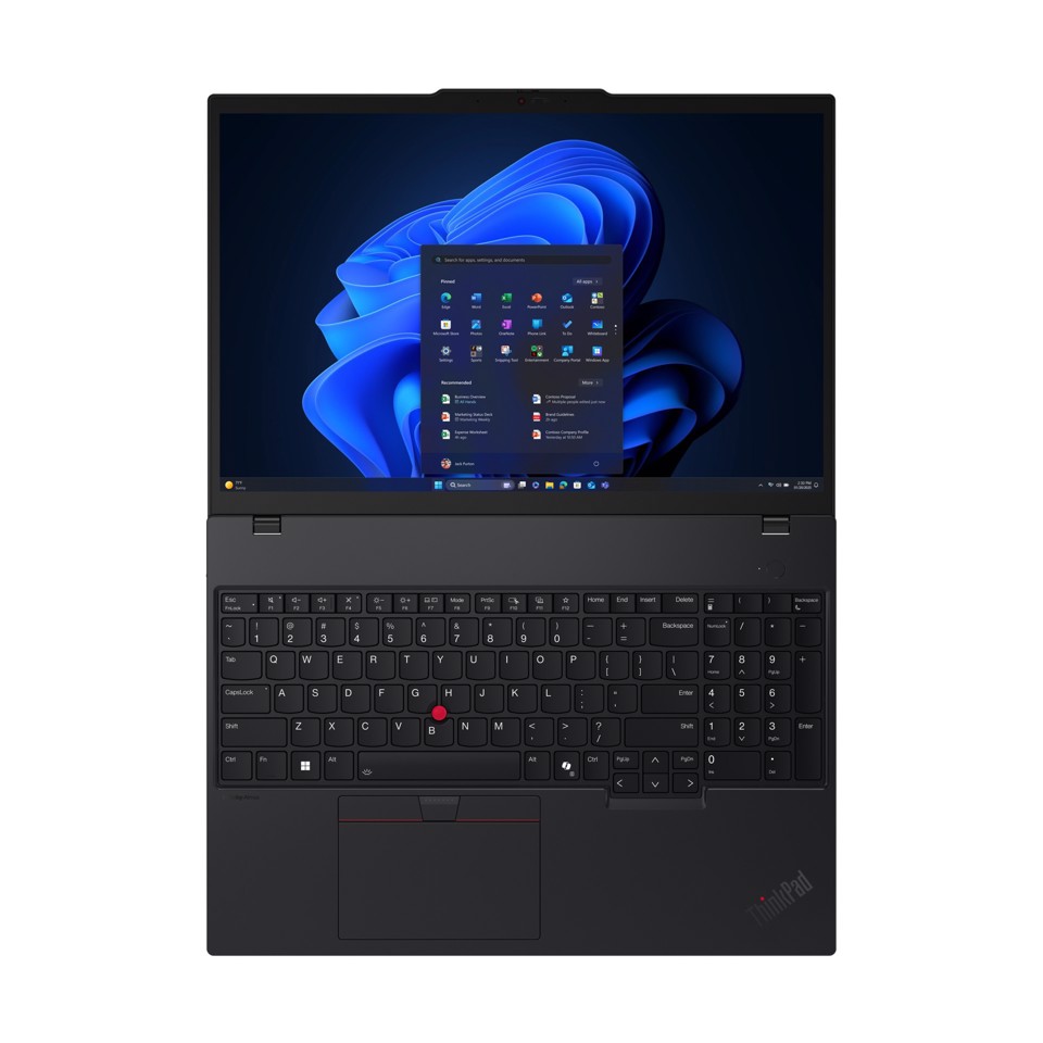 Lenovo ThinkPad T16 Gen 4 (Intel) Intel Core Ultra 7 255U Computer portatile 40,6 cm (16") WUXGA 16 GB DDR5-SDRAM 512 GB SSD Wi-Fi 6E (802.11ax) Windows 11 Pro Nero Italiano
