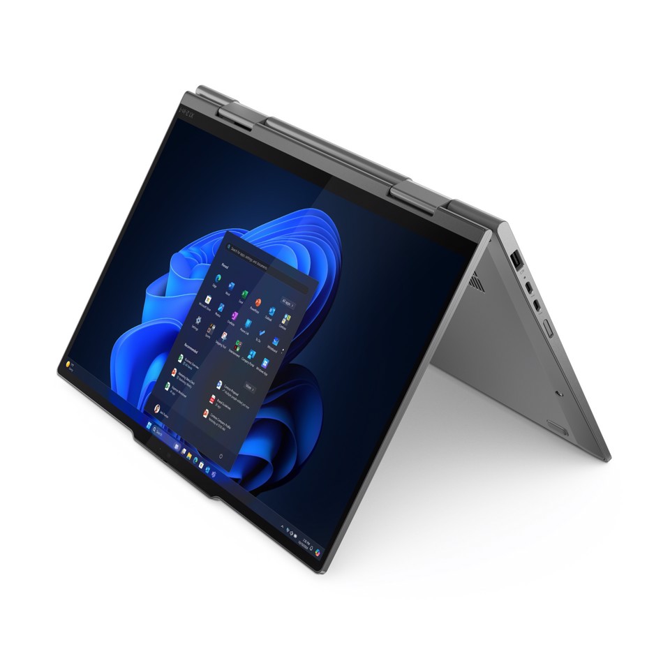 Lenovo ThinkPad X1 2-in-1 Gen 10 Aura Edition Intel Core Ultra 7 255U Ibrido (2 in 1) 35,6 cm (14") Touch screen WUXGA 16 GB LPDDR5x-SDRAM 512 GB SSD Wi-Fi 6E (802.11ax) Windows 11 Pro Grigio Italiano