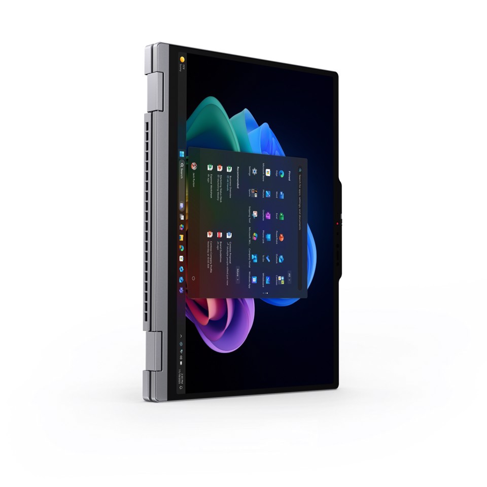 Lenovo ThinkPad X1 2-in-1 Gen 11 Aura Edition Copilot+ PC Intel Core Ultra 7 355 Ibrido (2 in 1) 35,6 cm (14") Touch screen WUXGA 32 GB LPDDR5x-SDRAM 1 TB SSD Wi-Fi 7 (802.11be) Windows 11 Pro Grigio Italiano
