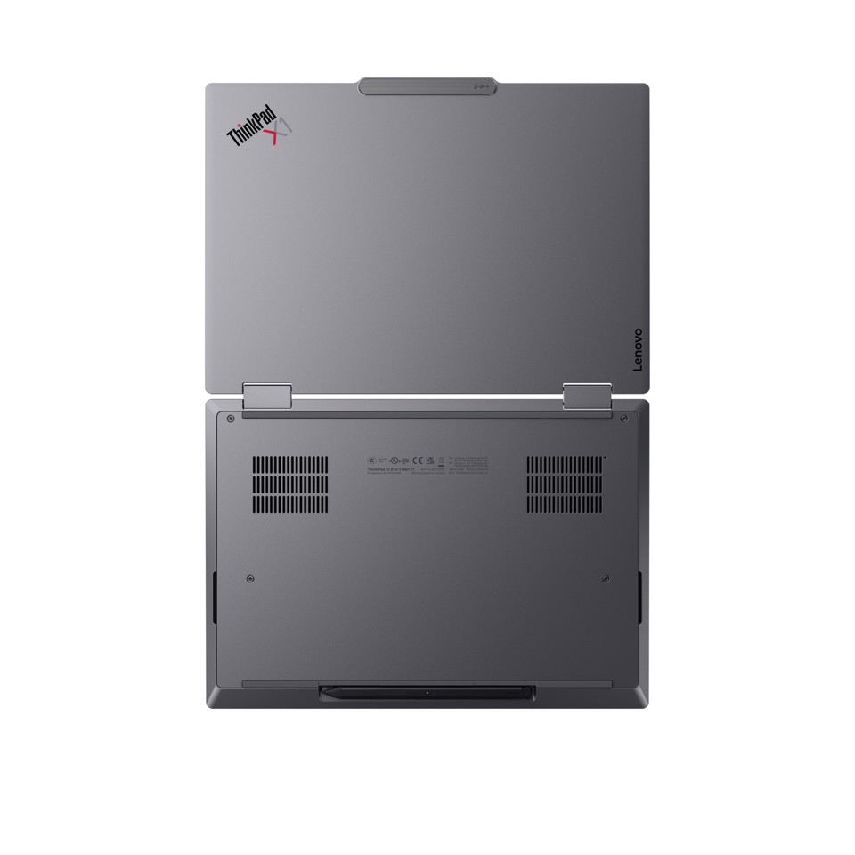 Lenovo ThinkPad X1 2-in-1 Gen 11 Aura Edition Copilot+ PC Intel Core Ultra 7 355 Ibrido (2 in 1) 35,6 cm (14") Touch screen 2.8K 32 GB LPDDR5x-SDRAM 1 TB SSD Wi-Fi 7 (802.11be) Windows 11 Pro Grigio Italiano
