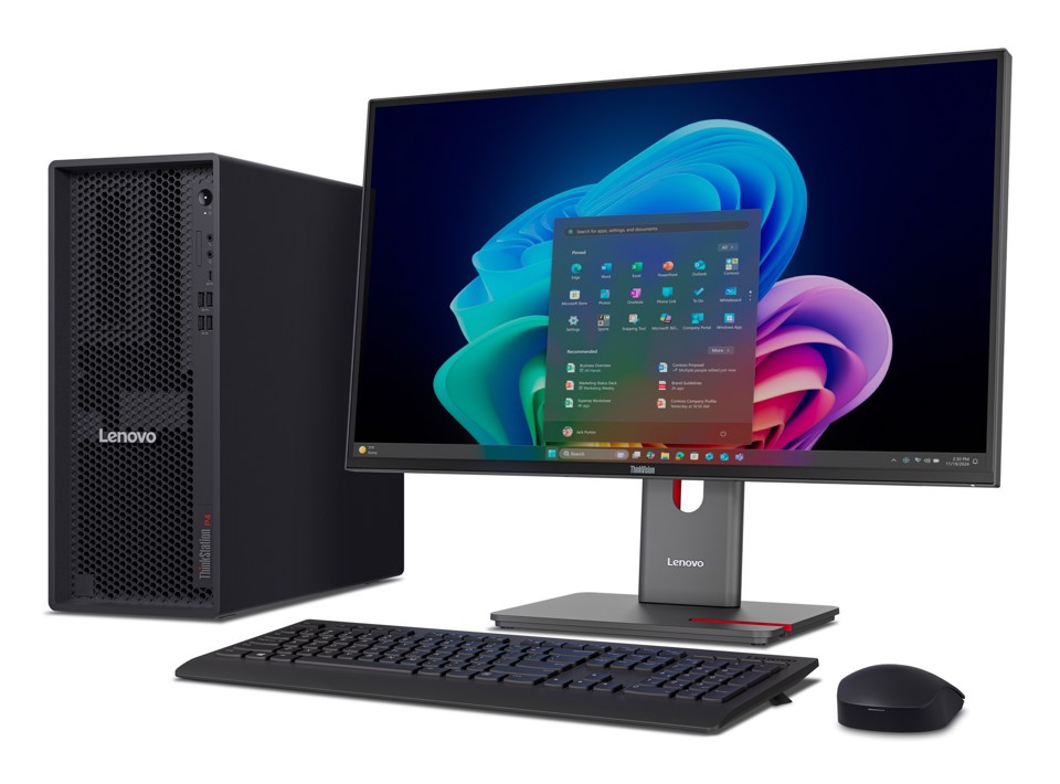 Lenovo ThinkStation P4 AMD Ryzen™ 7 PRO PRO 9755X3D 32 GB DDR5-SDRAM 1 TB SSD Windows 11 Pro Stazione di lavoro Sistema di raffreddamento a liquido