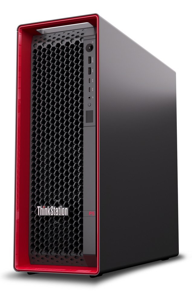 Lenovo ThinkStation P5 Intel® Xeon® W W3-2525 32 GB DDR5-SDRAM 1 TB SSD Windows 10 Pro for Workstations Tower Stazione di lavoro Nero, Rosso