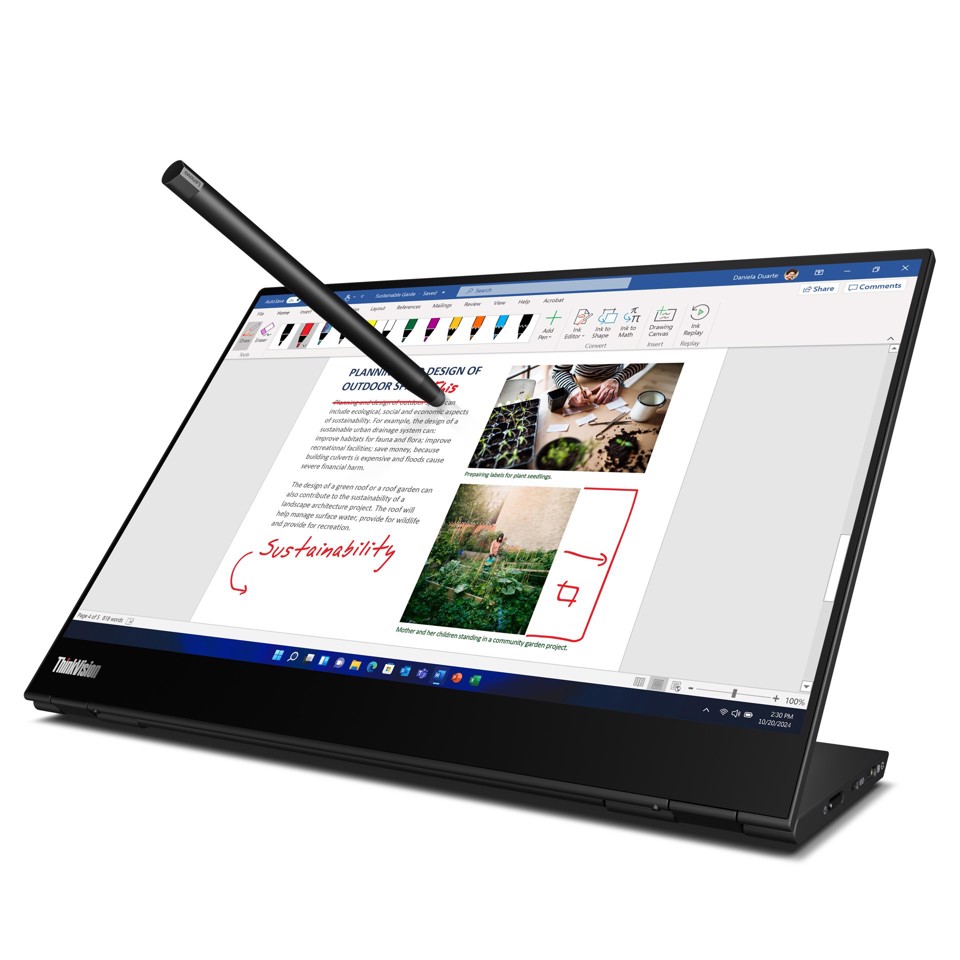 Lenovo ThinkVision M14t Gen 2 Monitor