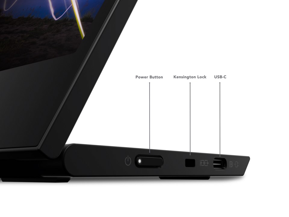 Lenovo ThinkVision M15 Monitor PC 39,6 cm (15.6") 1920 x 1080 Pixel Full HD LED Nero
