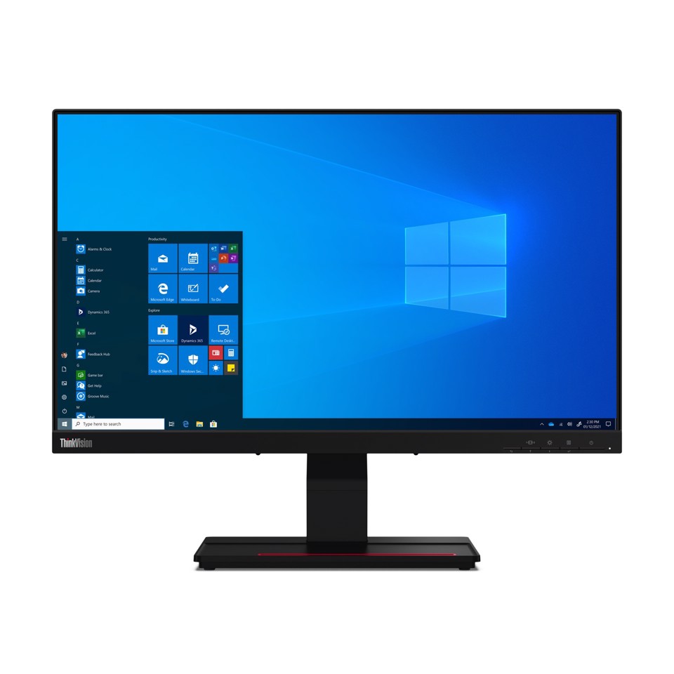 Lenovo ThinkVision T24t-20 Monitor PC 60,5 cm (23.8") 1920 x 1080 Pixel Full HD LED Touch screen Capacitivo Nero