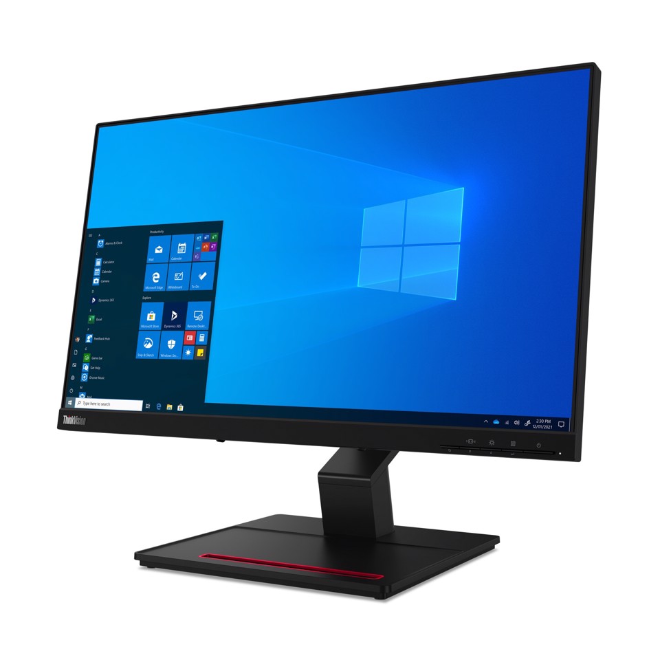 Lenovo ThinkVision T24t-20 Monitor PC 60,5 cm (23.8") 1920 x 1080 Pixel Full HD LED Touch screen Capacitivo Nero
