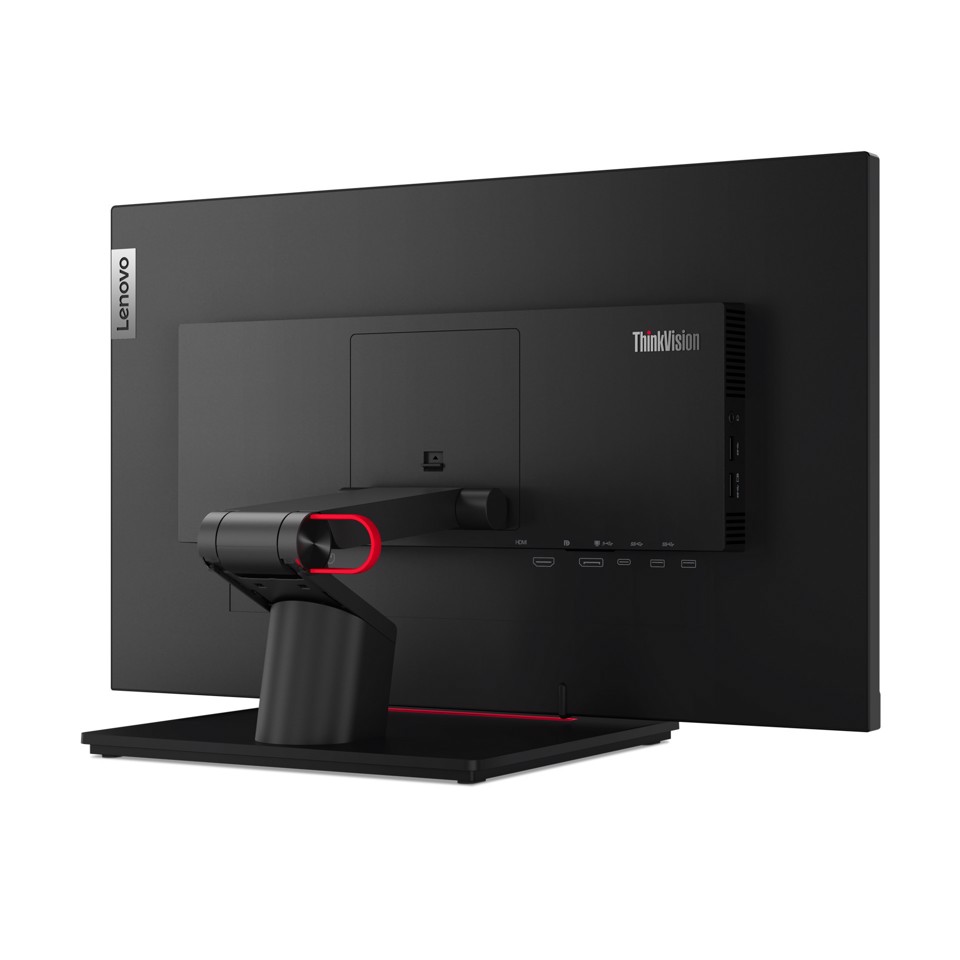 Lenovo ThinkVision T24t-20 Monitor PC 60,5 cm (23.8") 1920 x 1080 Pixel Full HD LED Touch screen Capacitivo Nero