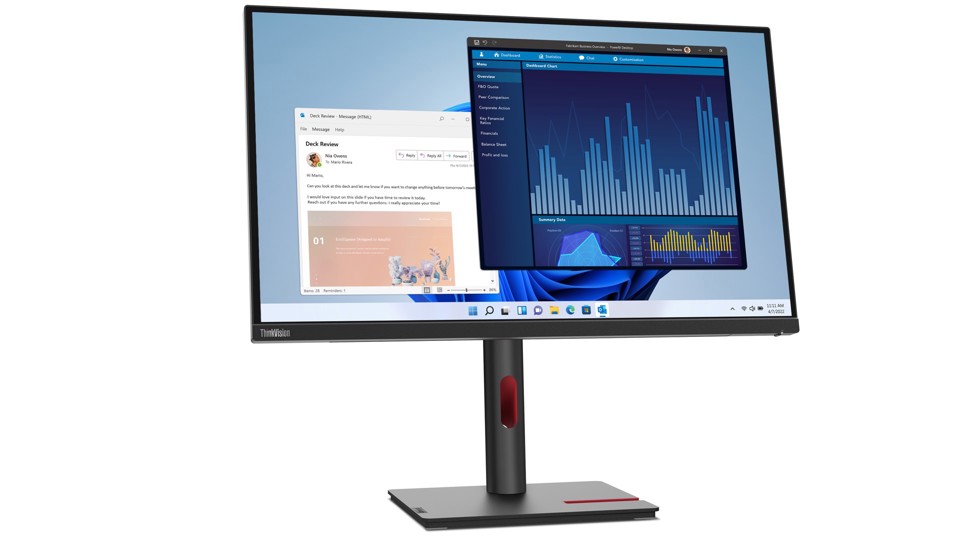 Lenovo ThinkVision T27p-30 Monitor PC 68,6 cm (27") 3840 x 2160 Pixel 4K Ultra HD LED Nero