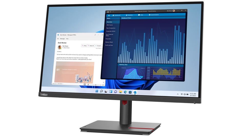Lenovo ThinkVision T27p-30 Monitor PC 68,6 cm (27") 3840 x 2160 Pixel 4K Ultra HD LED Nero