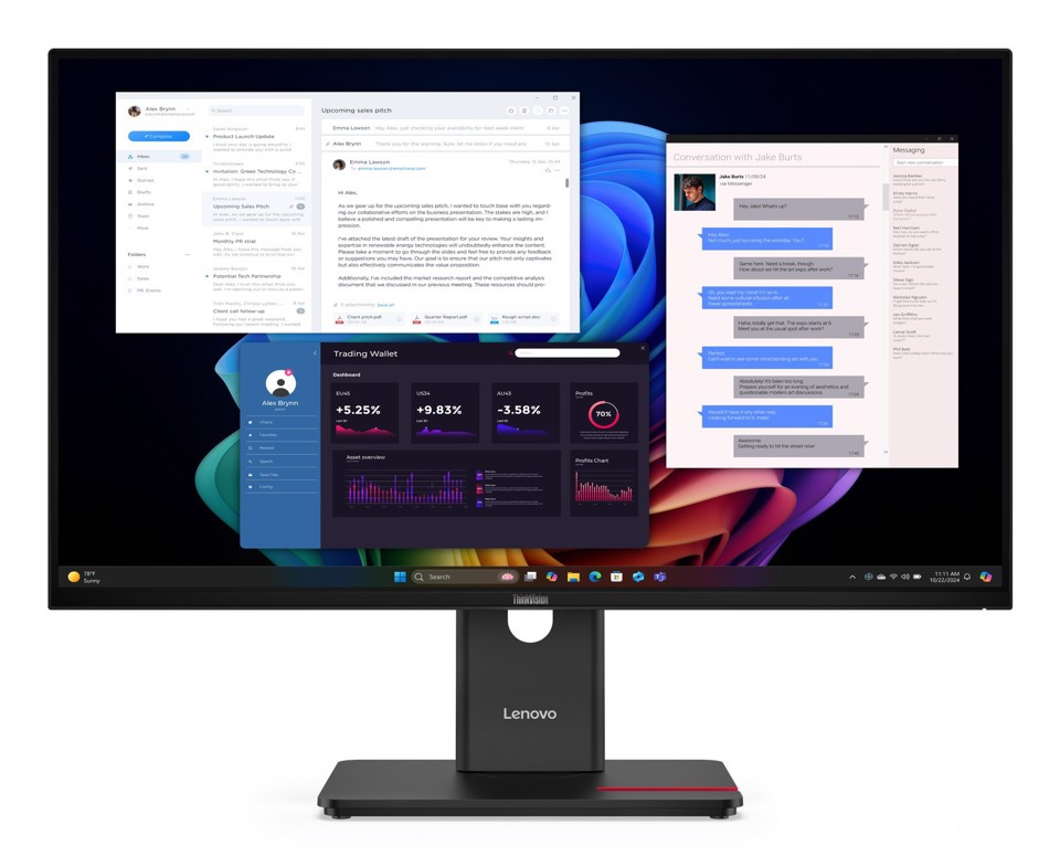 Lenovo ThinkVision T27UD-40 Monitor