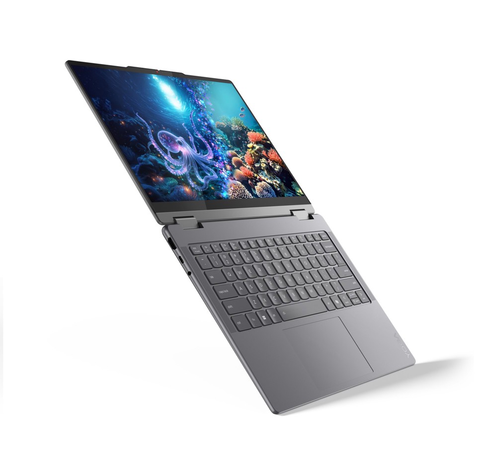 Lenovo Yoga 7 2-in-1 14ILL10 Copilot+ PC Intel Core Ultra 5 226V Ibrido (2 in 1) 35,6 cm (14") Touch screen WUXGA 16 GB 512 GB SSD Wi-Fi 7 (802.11be) Windows 11 Home Italiano Grigio