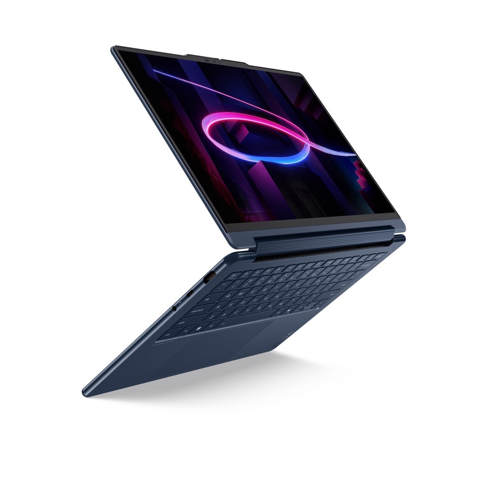 Lenovo Yoga 9 2-in-1 14IPH11 Copilot+ PC Intel Core Ultra 7 355 Ibrido (2 in 1) 35,6 cm (14") Touch screen 2.8K 32 GB LPDDR5x-SDRAM 512 GB SSD Wi-Fi 7 (802.11be) Windows 11 Home Blu Italiano