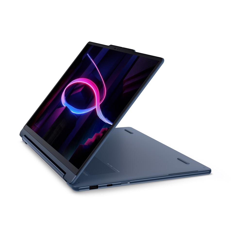 Lenovo Yoga 9 2-in-1 14IPH11 Copilot+ PC Intel Core Ultra 7 355 Ibrido (2 in 1) 35,6 cm (14") Touch screen 2.8K 32 GB LPDDR5x-SDRAM 512 GB SSD Wi-Fi 7 (802.11be) Windows 11 Home Blu Italiano