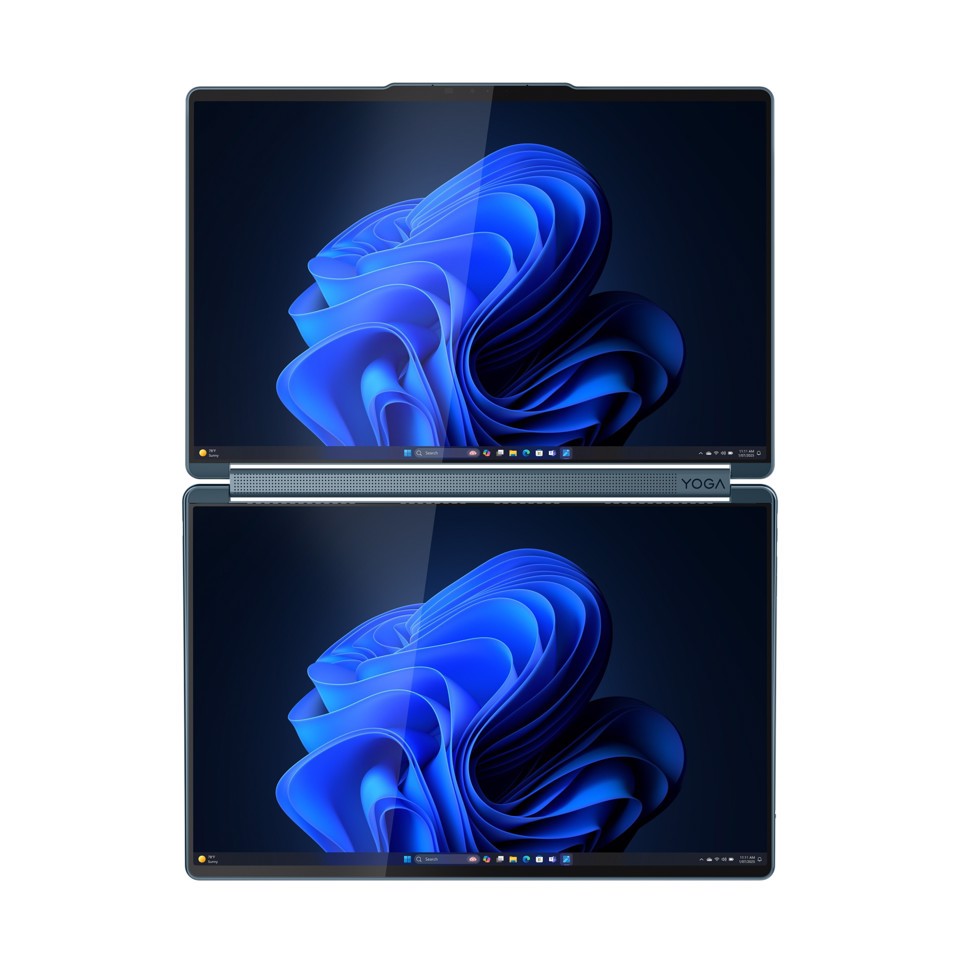 Lenovo Yoga Book 9 14IAH10 Intel Core Ultra 7 255H Ibrido (2 in 1) 35,6 cm (14") Touch screen 2.8K 32 GB LPDDR5x-SDRAM 1 TB SSD Wi-Fi 7 (802.11be) Windows 11 Home Colore foglia di tè Italiano