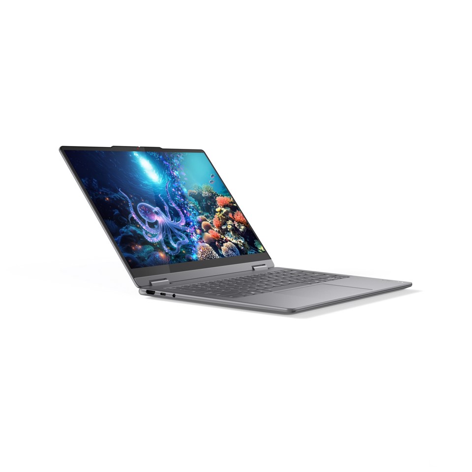 Lenovo Yoga | Notebook 7 | Display 14.0'' WUXGA (1920x1200) OLED | Processore INTEL Ultra 5 226V | Memoria RAM 16GB | Memoria SSD 512GB | Scheda grafica Integrata | Sistema Operativo Windows 11 Home | LUNA_GREY | Caricatore NON incluso