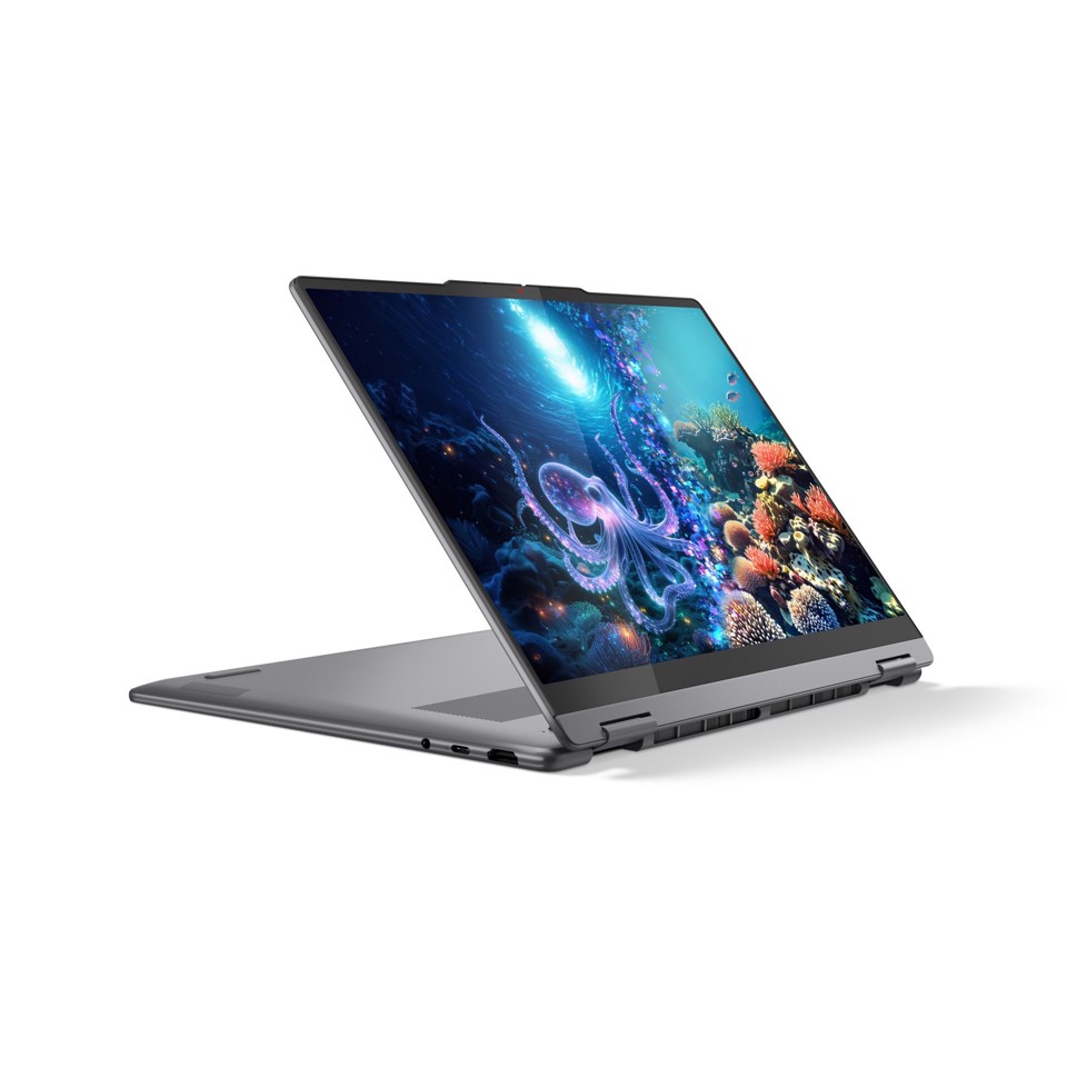 Lenovo Yoga | Notebook 7 | Display 14.0'' WUXGA (1920x1200) OLED | Processore INTEL Ultra 5 226V | Memoria RAM 16GB | Memoria SSD 512GB | Scheda grafica Integrata | Sistema Operativo Windows 11 Home | LUNA_GREY | Caricatore NON incluso