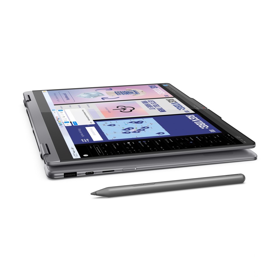 Lenovo Yoga | Notebook 7 | Display 14.0'' WUXGA (1920x1200) OLED | Processore INTEL Ultra 5 226V | Memoria RAM 16GB | Memoria SSD 512GB | Scheda grafica Integrata | Sistema Operativo Windows 11 Home | LUNA_GREY | Caricatore NON incluso